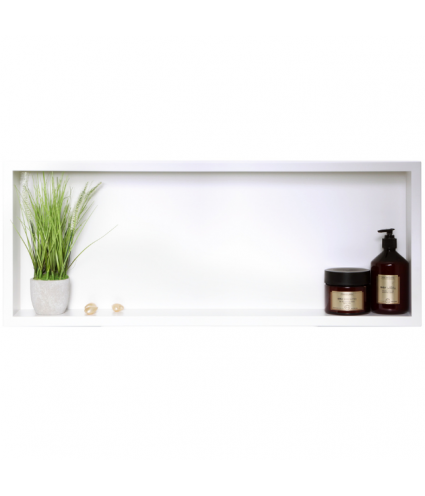 Duschnische Wandnische WALL BOX ONE 30x90x10 cm Weiß