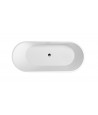 Freistehende Badewanne Oval 170x70 SALINA MONOLITH ACRYL Ablaufgarnitur CLICK CLACK GRATIS !