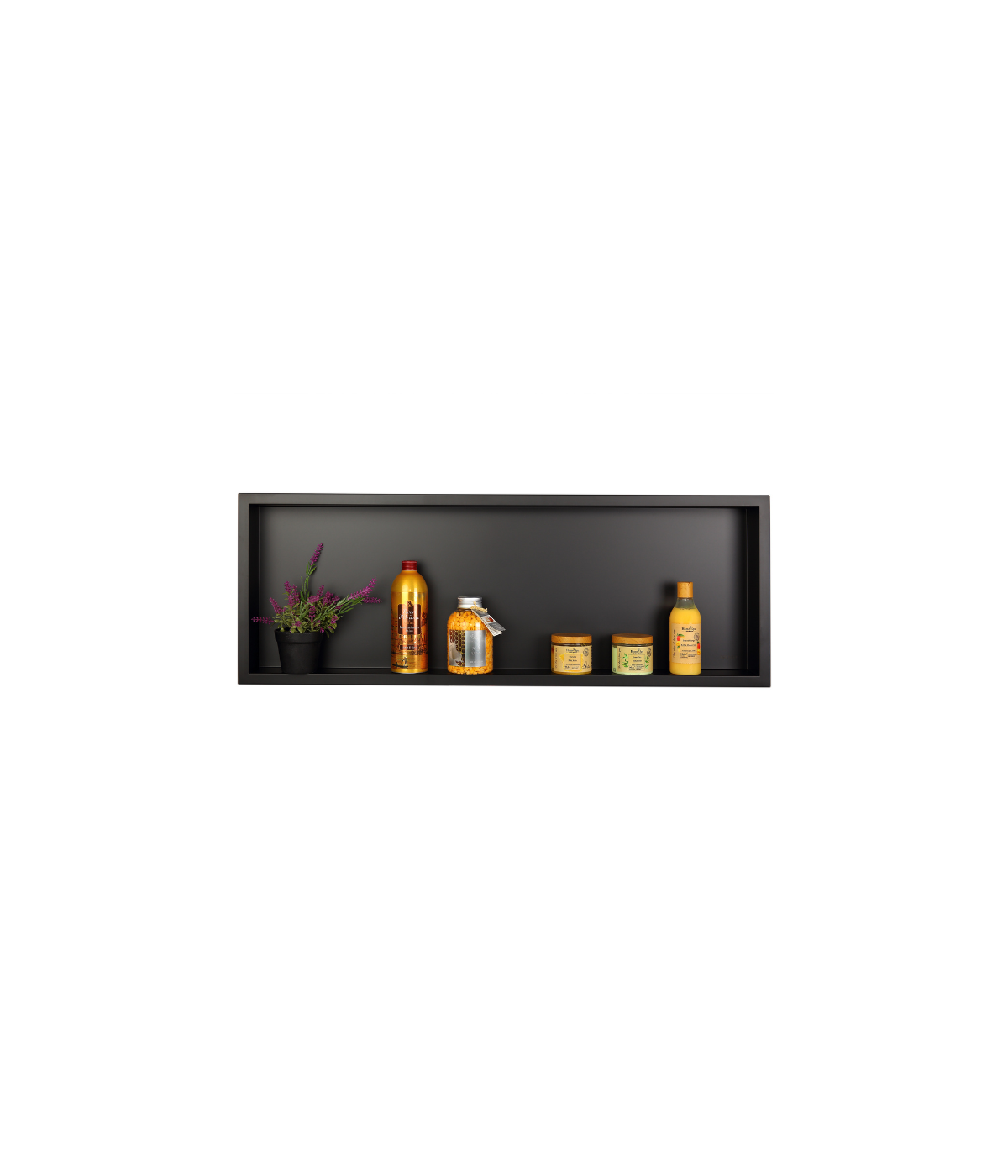 Duschnische Wandnische WALL BOX ONE 30x90x10 cm Schwarz