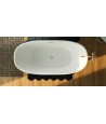 Freistehende Badewanne Oval 170x70 SALINA MONOLITH ACRYL Ablaufgarnitur CLICK CLACK GRATIS !