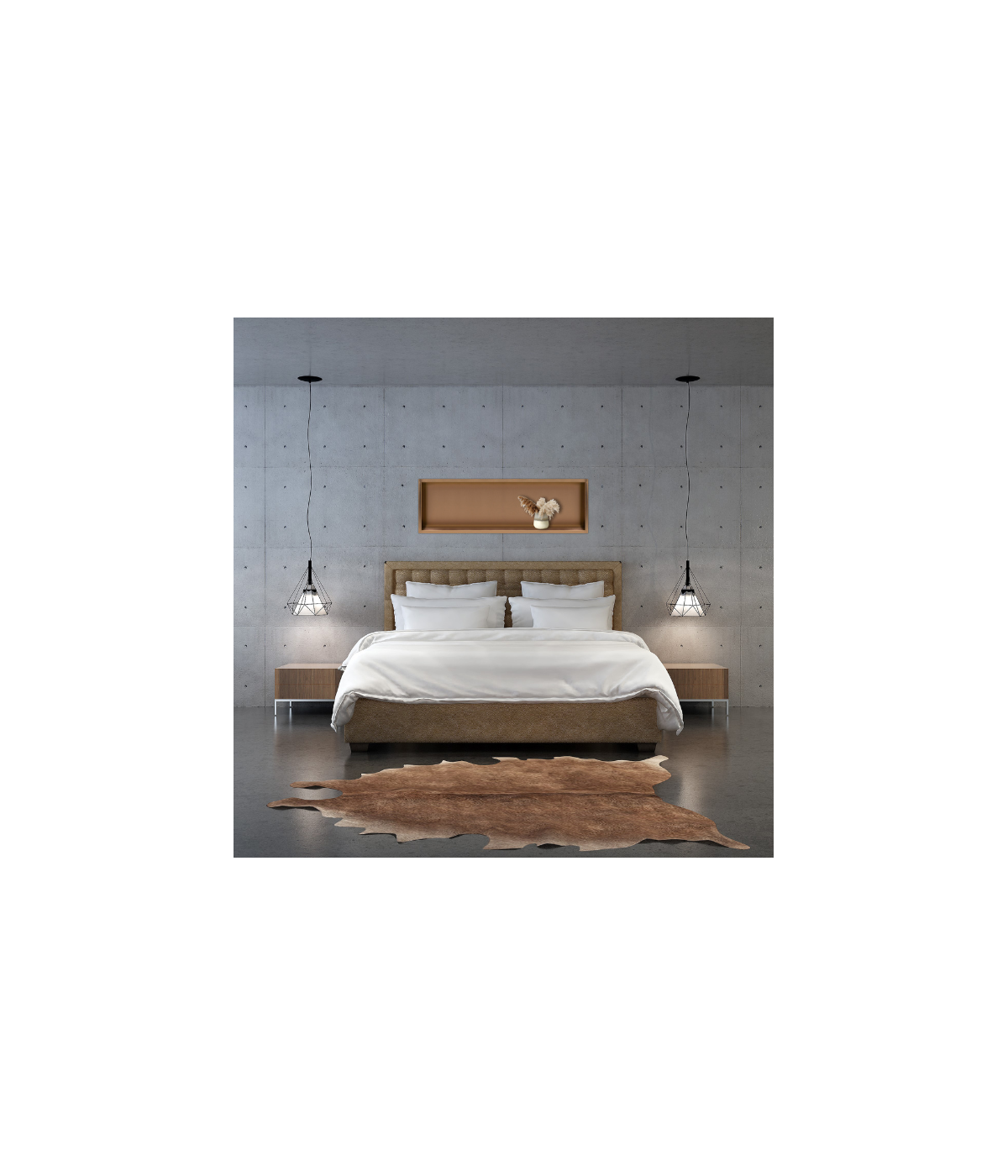 Duschnische Wandnische WALL BOX ONE 30x90x10 cm Kupfer