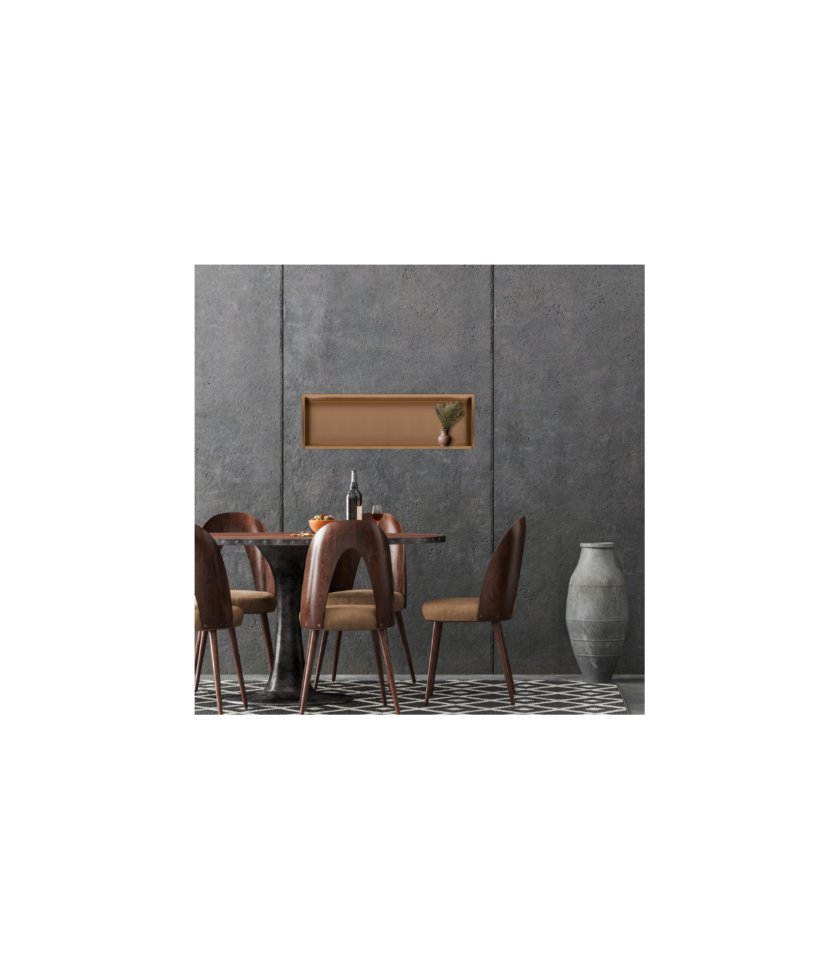 Duschnische Wandnische WALL BOX ONE 30x90x10 cm Kupfer