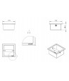 Unterputz Wandnische Toilettenpapierhalter WALL BOX PAPER 1 Schwarz