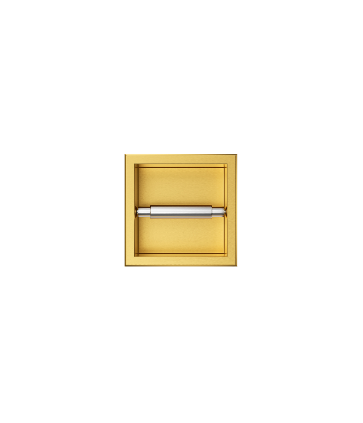 Unterputz Wandnische Toilettenpapierhalter WALL BOX PAPER 1 Gold