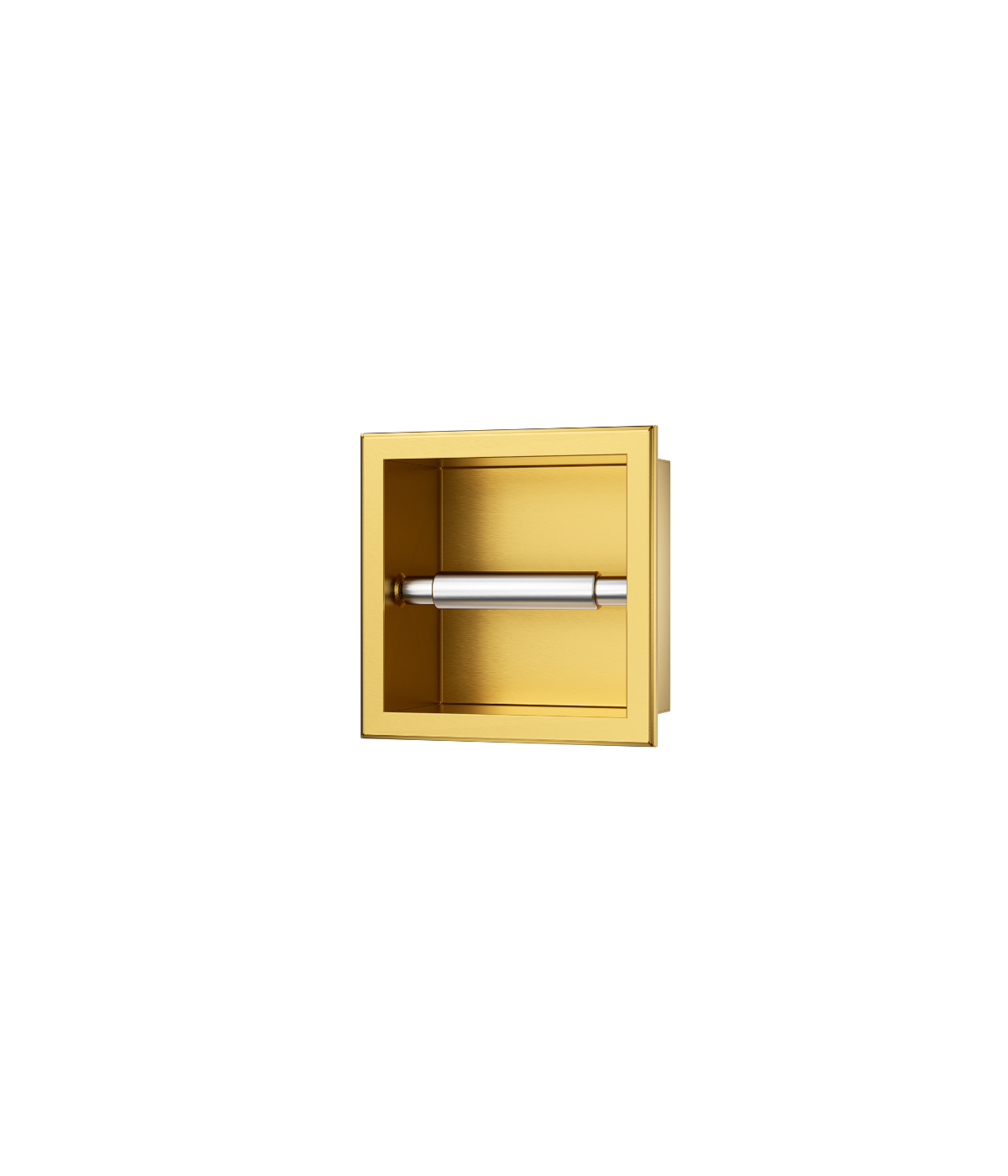 Unterputz Wandnische Toilettenpapierhalter WALL BOX PAPER 1 Gold