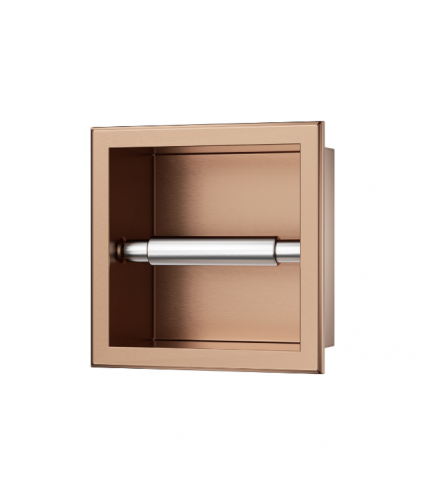 Unterputz Wandnische Toilettenpapierhalter WALL BOX PAPER 1 Kupfer