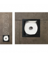 Unterputz Wandnische Toilettenpapieraufbewahrung WALL BOX PAPER 3 Schwarz