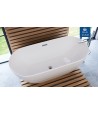 Freistehende Badewanne Oval 170x75 OLVENA MONOLITH ACRYL Ablaufgarnitur CLICK CLACK GRATIS !
