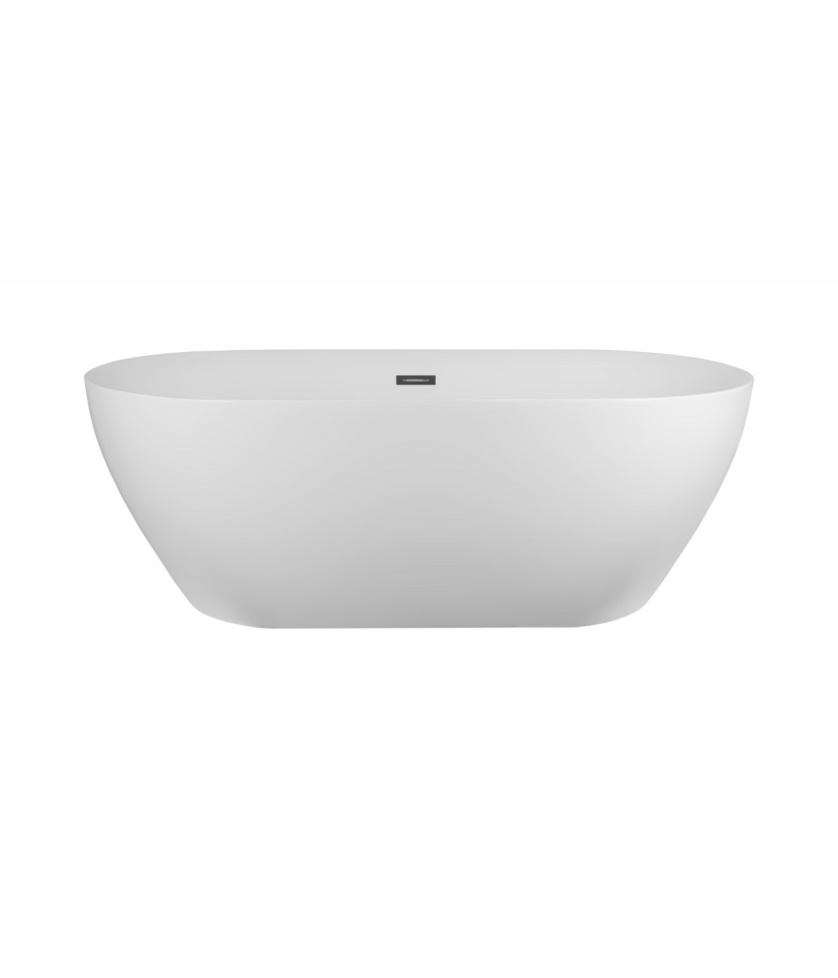 Freistehende Badewanne Oval 170x75 OLVENA MONOLITH ACRYL Ablaufgarnitur CLICK CLACK GRATIS !