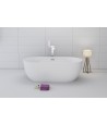 Freistehende Badewanne Oval 170x80 RENOZ MONOLITH ACRYL Ablaufgarnitur CLICK CLACK GRATIS !