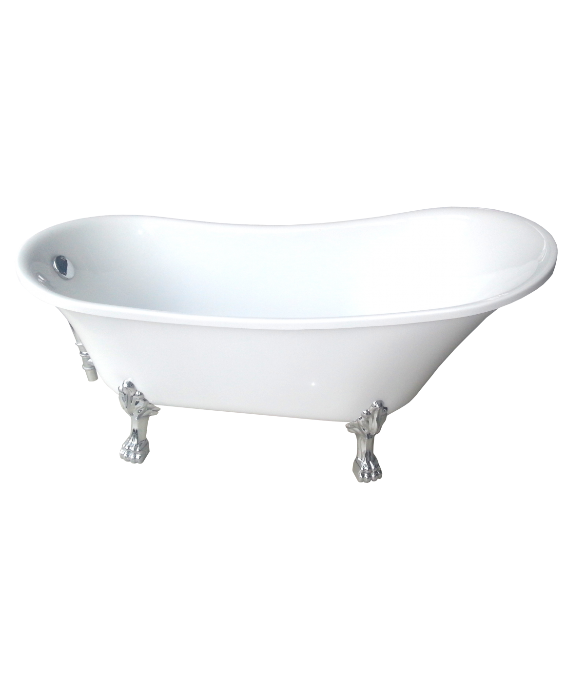 RETRO Freistehende Badewanne Oval 160x70 Barbados Ablaufgarnitur CLICK CLACK GRATIS !