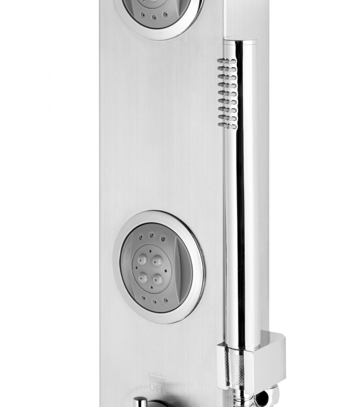 Duschpaneel SNAKEZ Stahl Thermostatisch Edelstahl Massage Wasserfall