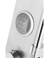 Duschpaneel SNAKEZ Stahl Thermostatisch Edelstahl Massage Wasserfall