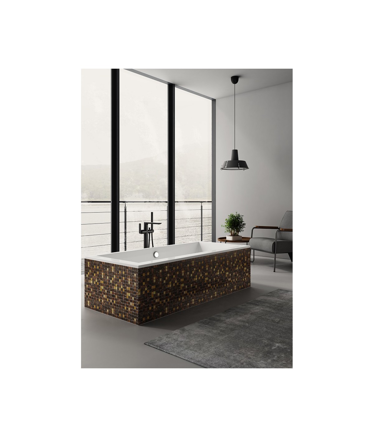 Styroporträger Wannenträger für Badewanne 120-170x75 1.029