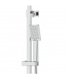 Brausegarnitur ANGOS Chrom Thermostatisch mit Auslauf, Duschsäule