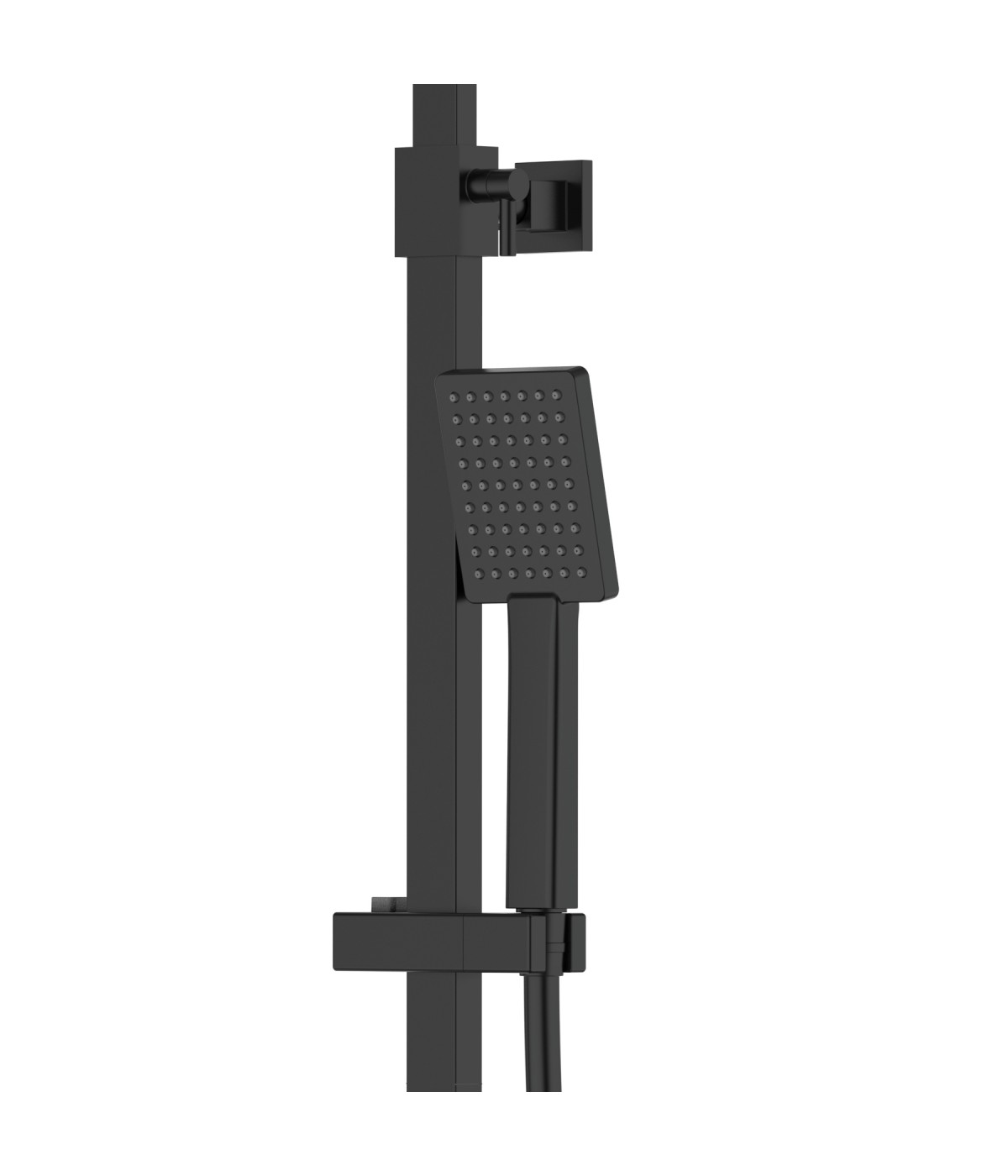 Brausegarnitur ANGOS Schwarz Duschsäule