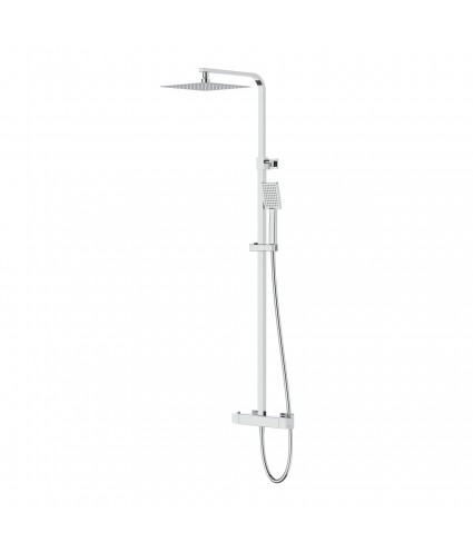 Brausegarnitur ANGOS Chrom Thermostatisch Duschsäule