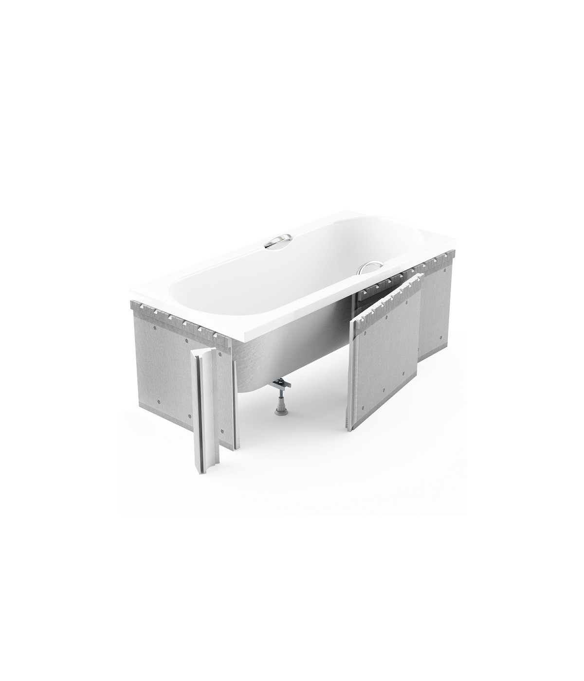 Verkleidung Styropor universell Rechteck Badewanne 1.041