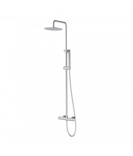 Brausegarnitur LUGO Chrom Thermostatisch Duschsäule