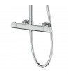 Brausegarnitur LUGO Chrom Thermostatisch Duschsäule