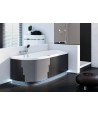 Verkleidung Styropor LED universell Eckbadewanne 1.040LED