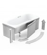 Verkleidung Styropor LED universell Rechteck Badewanne 1.041LED