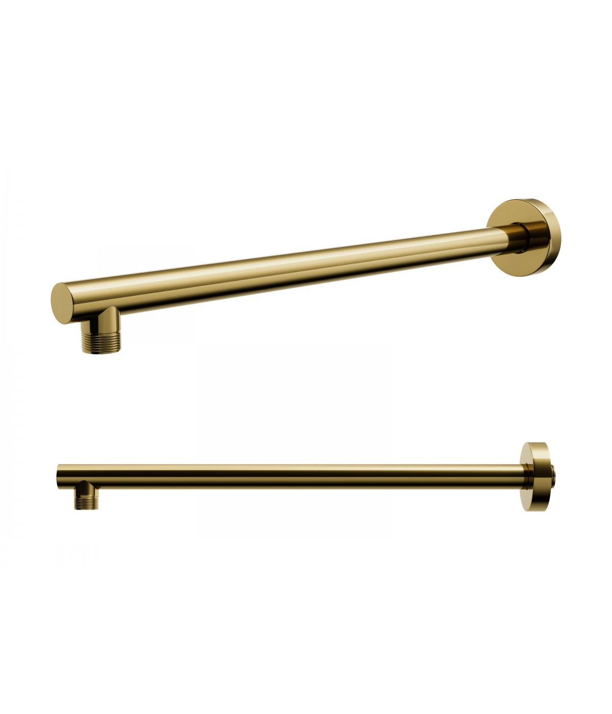 Duschsystem Unterputz Armatur Set LUGO Gold Thermostatisch