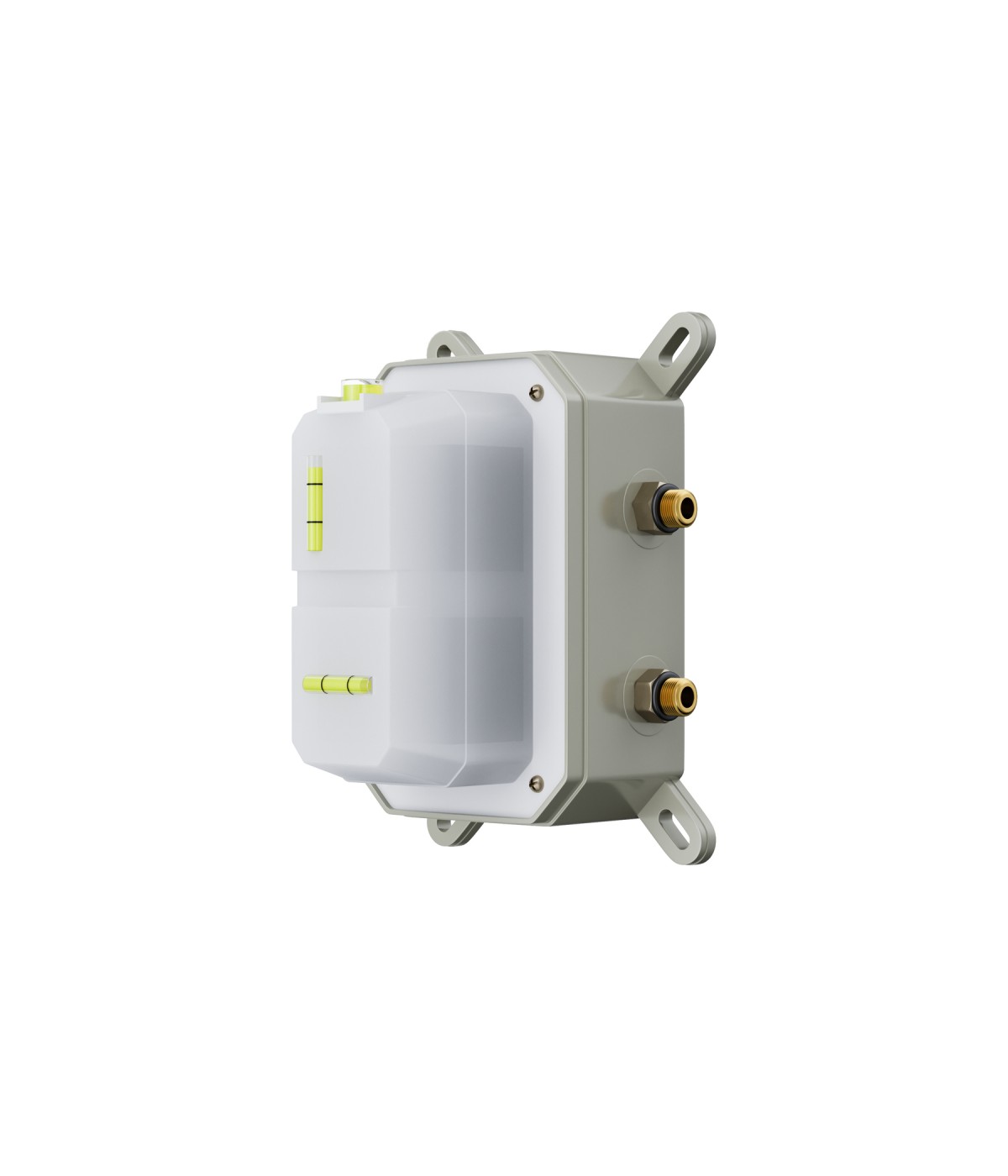 Brausebatterie Unterputz BOX Schwarz Thermostatisch Verdeckter Einbau Duschbatterie