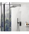 Brausebatterie Unterputz BOX Schwarz Thermostatisch Verdeckter Einbau Duschbatterie