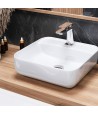 Waschtischarmatur Wasserhahn Kleine TRINO Mischbatterie für Badezimmer in Chrom