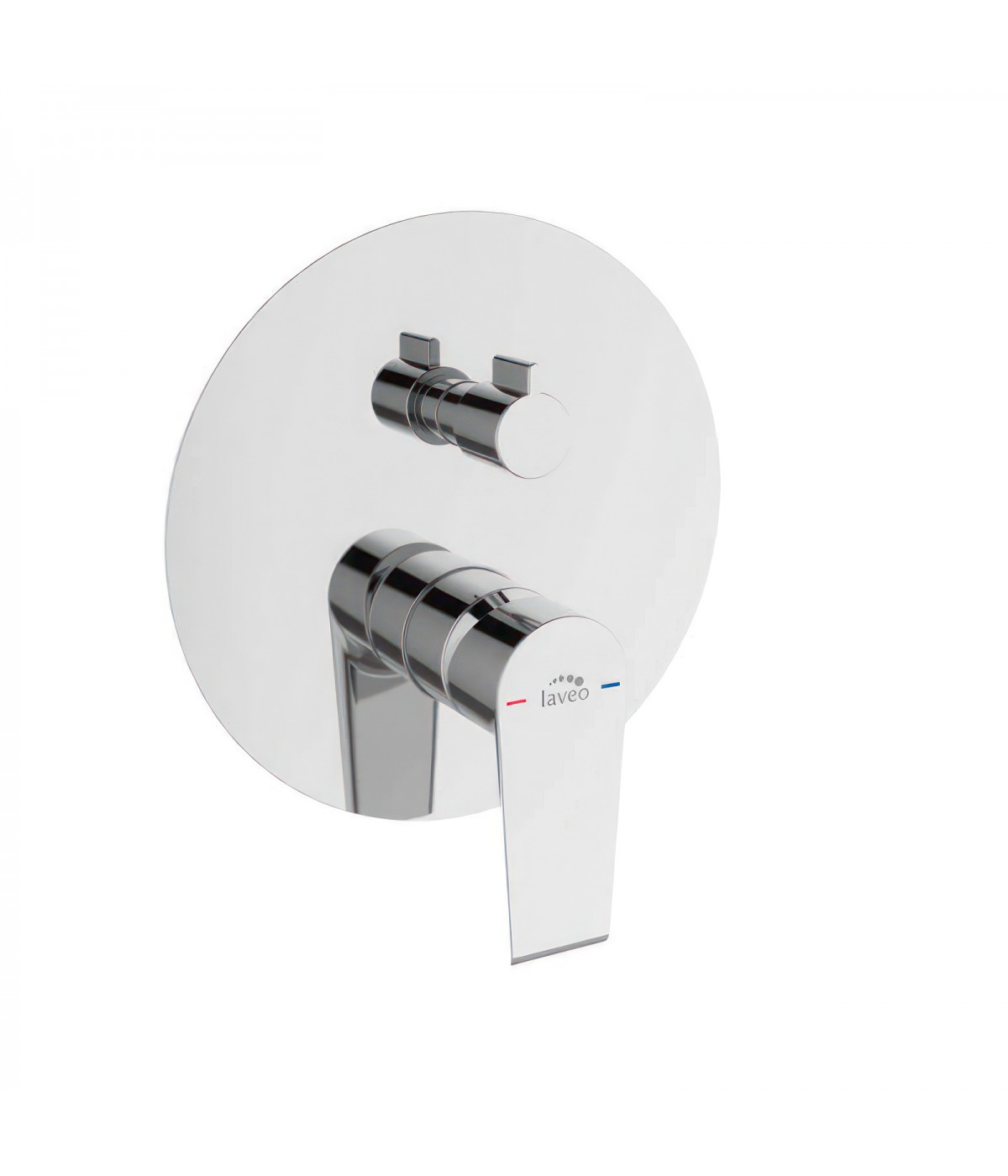 Brausebatterie Unterputz LARGO Silber Verdeckter Einbau Duschbatterie