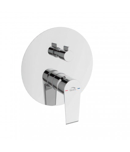 Brausebatterie Unterputz LARGO Silber Verdeckter Einbau Duschbatterie