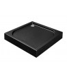 DUSCHWANNE VIERECK 80x80x5,5x16 OSKCAR SCHWARZ Ablaufgarnitur & Füße GRATIS!