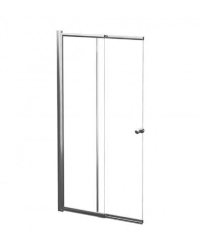 Badewannenabtrennung 2-teilig 100x150 EASY SLIDE Glas 4 mm