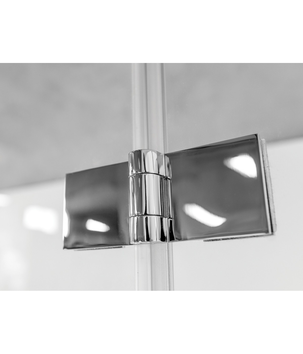 Badewannenabtrennung 2-teilig 80x150 PRESTIGIO Glas 6 mm