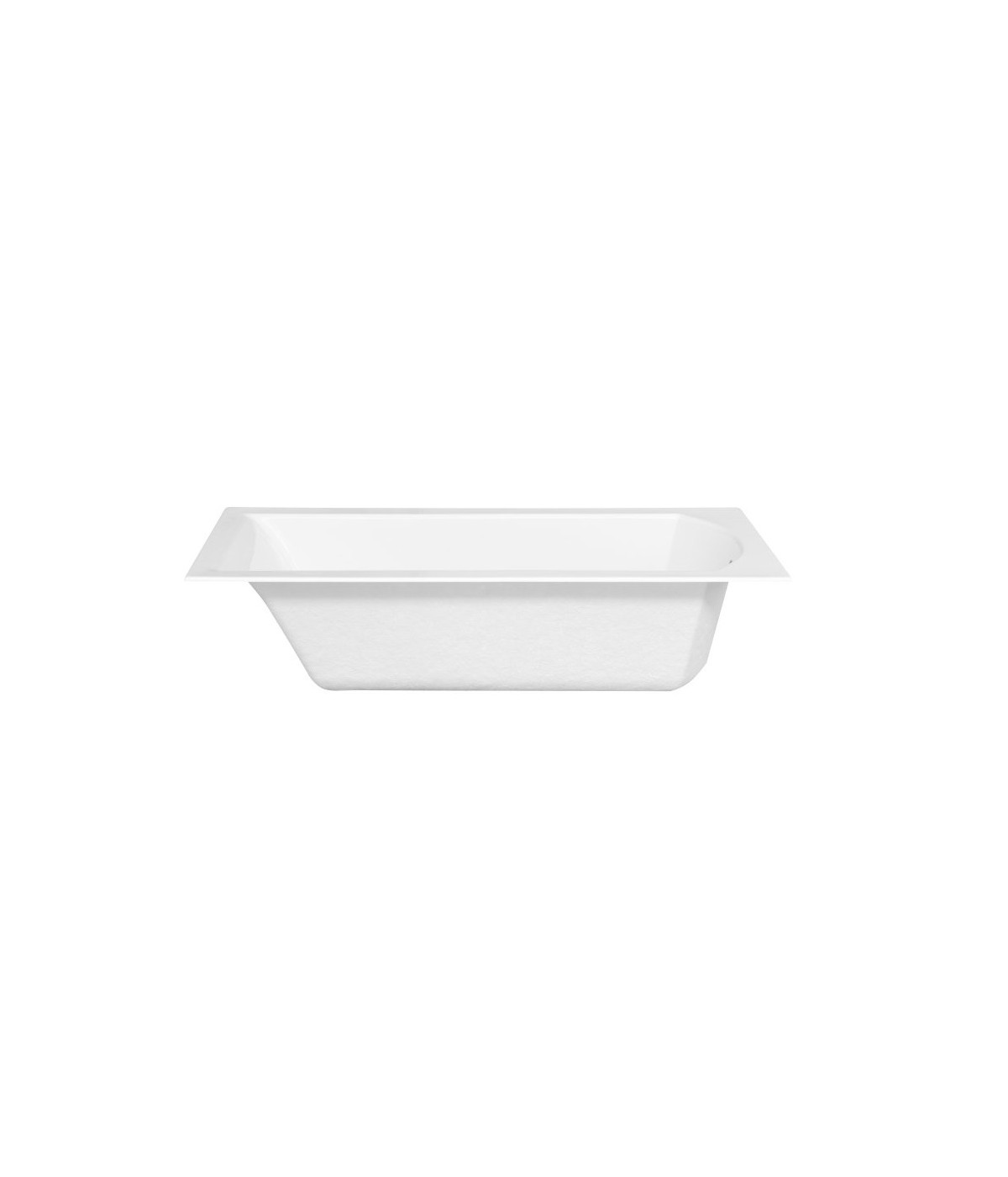RECHTECK BADEWANNE SLIM 180x80 SHEA Ablaufgarnitur + Füße GRATIS !
