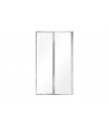 Badewannenabtrennung 2-teilig 80x140 AMBITION PREMIUM 2 Glas 4 mm