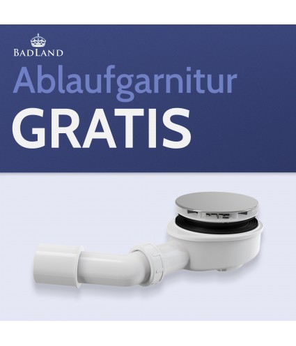 DUSCHWANNE QUADRATISCH 100X100X14cm COMPETIA Ablaufgarnitur GRATIS !