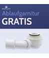 DUSCHWANNE RECHTECK 100x80 AXIM Ablaufgarnitur GRATIS !