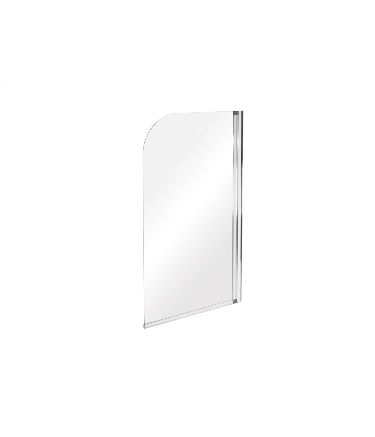 Badewannenabtrennung 1-teilig 75x130 AMBITION 1 Glas 6 mm