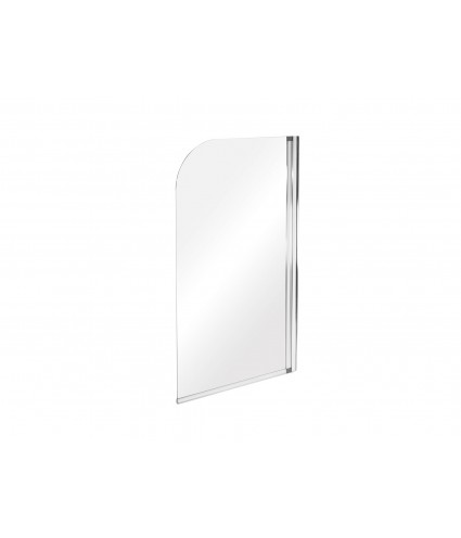 Badewannenabtrennung 1-teilig 75x130 AMBITION 1 Glas 6 mm