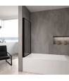 Badewannenabtrennung 1-teilig 80x140 LAGOS Glas 5 mm