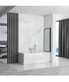 Badewannenabtrennung 1-teilig 70x140 LAGOS Glas 5 mm