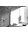 Badewannenabtrennung 1-teilig 70x140 TOPAZ Glas 5 mm