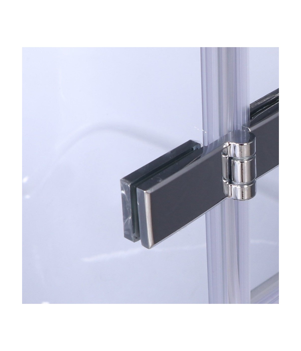 Badewannenabtrennung 3-teilig 120x140 Glas 5 mm
