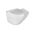 SET: WC-Vorwandelement C201 + WC-Toilette SLIM Soft-Close Desna Weiß + Schallschutzmatte + WC-Betätigungsplatte Gold
