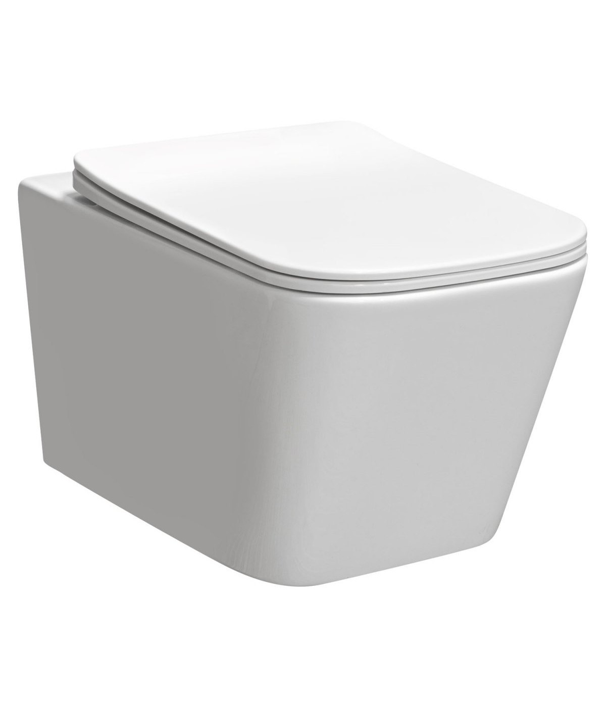 WC-Toilette SLIM Soft-Close TINOS Weiß