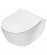 WC-Toilette SLIM Soft-Close PEONIA Weiß