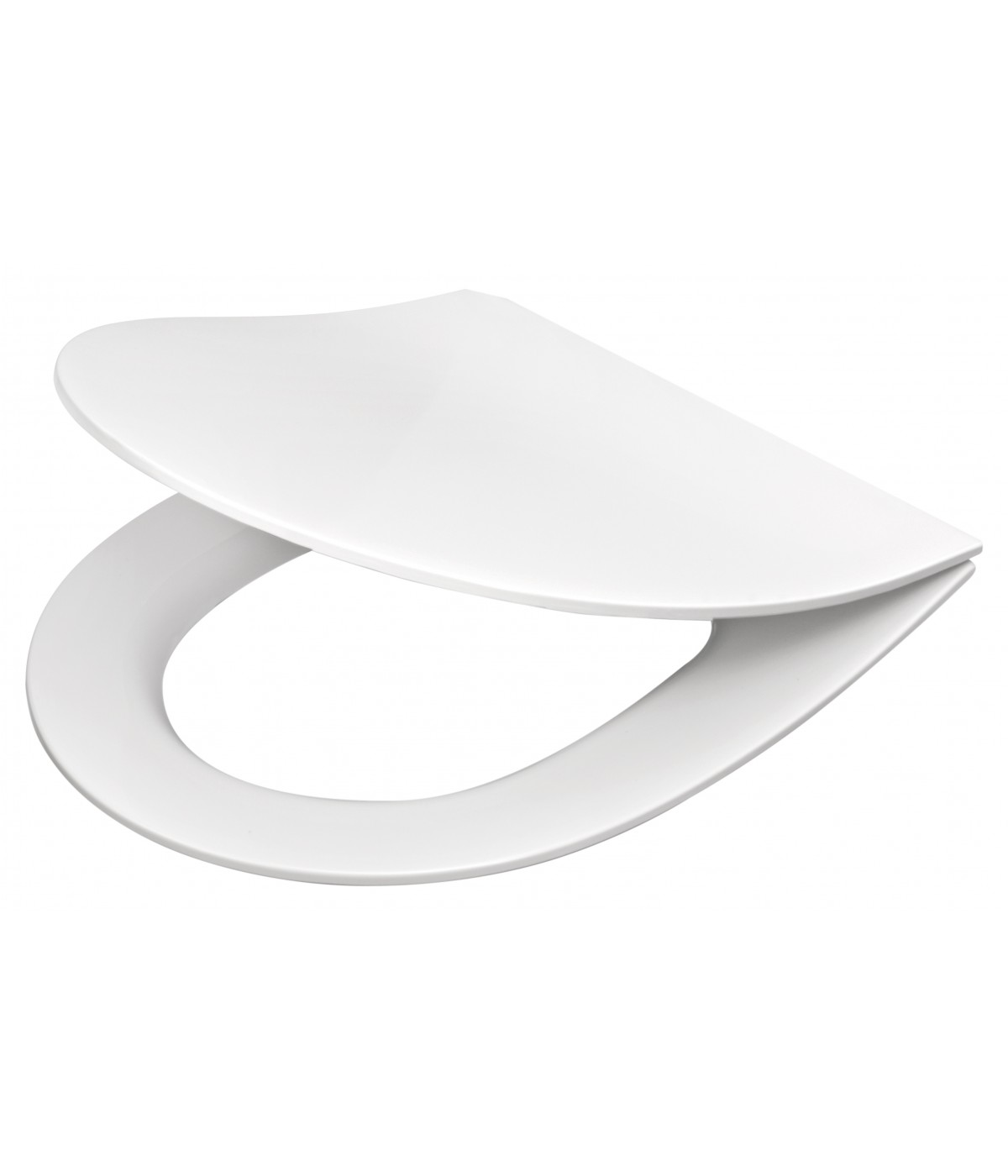 WC-Toilette SLIM Soft-Close PEONIA Weiß
