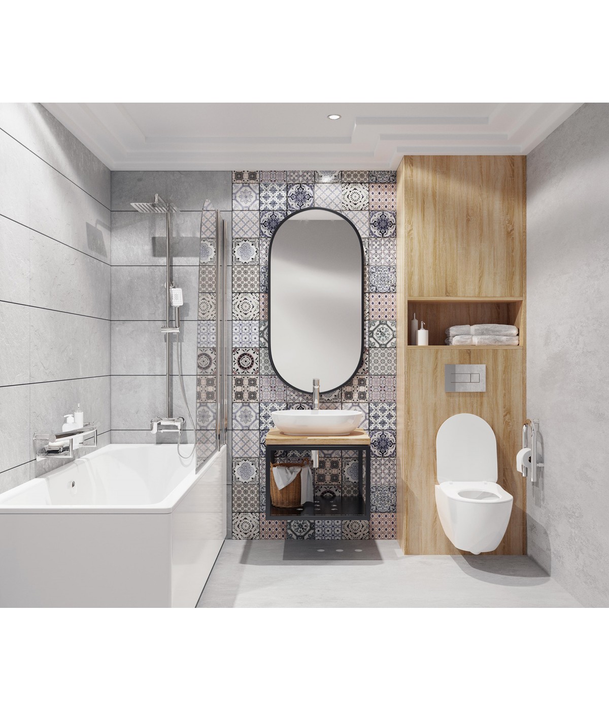WC-Toilette SLIM Soft-Close PEONIA Weiß